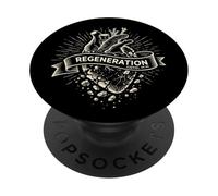 Régénération de la théologie réformée Ezéchiel 36:26 Stoney Heart PopSockets PopGrip Adhésif