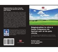 Régénération In Vitro À Haute Fréquence Du Haricot Noir Et Du Pois Chiche