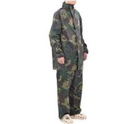 Combinaison de pluie avec capuche 2 pcs Hommes Camouflage XXL