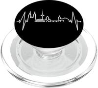 Regensburg Skyline Battement de Cœur Allemagne Ratisbonne PopSockets PopGrip pour MagSafe