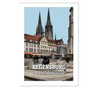 Regensburg - une question de point de vue, Version française (Calendrier mural 2026 DIN A3 portrait), Calendrier CALVENDO mensuel