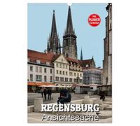 Regensburg - Une question de point de vue, Version française (Calendrier mural 2026 DIN A3 portrait), Calendrier CALVENDO mensuel