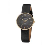 Regent Montre Bracelet pour Femmes Analogue Bracelet en Cuir Noir URBA720