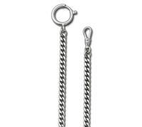 Regent 5mm Taschenuhren-Kette P-45 Chaîne Platte Argent URP045