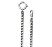 Regent 5mm Taschenuhren-Kette P-47 autour de Panzer Argent URP047
