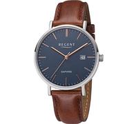 Regent F-1228 Montre homme en acier inoxydable verre saphir Ø 38 mm