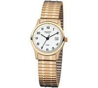 Regent F-886 Montre dame analogique à quartz avec bracelet à tirage IP or Ø 27 mm