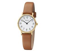 REGENT Femmes Analogique Quartz Montre avec Bracelet en Cuir 12100771