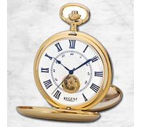 Regent Hommes Montre-Bracelet Remontage Manuel Mécanique Montre de Poche URP708