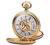 Regent Montre à Gousset Homme Analogique Boîtier Doré URP701