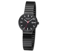 Regent Montre Bracelet pour Femmes Analogue Bracelet en Acier Noir URF1360