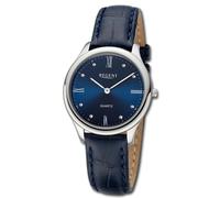 Regent Montre Bracelet pour Femmes Analogue Bracelet en Cuir Bleu UR2114082