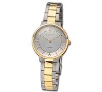 Regent Montre Bracelet pour Femmes Analogue Bracelet en Métal Argent Or URF1340
