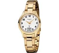 Regent Montre dame en acier inoxydable FR-195 Montre radio bracelet or D2URFR195