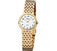 Regent Montre dame en acier inoxydable plaqué or F910