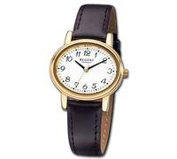 Regent Montre De Femme Brun Analogue F-577 Avec Bracelet En Cuir URF577