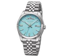 Regent Montre Edelstahl-Armbanduhr Analogue Bracelet en Métal Argent