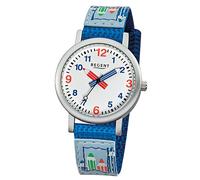 Regent Tissu Enfants Montre F-731 Montre Quartz Bracelet Bleu URF731