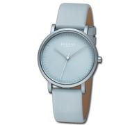 Regent Montre Femme Analogique Bracelet En Cuir Gris Bleu URBA809