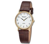 Regent Montre Femme Analogique Bracelet En Cuir Marron URF1430