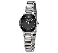 REGENT Montre Femme En Acier Inoxydable Argent/Noir 12221179