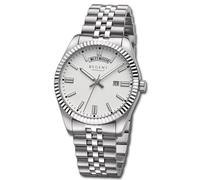 Regent Montre Hommes Edelstahl-Armbanduhr Analogue Bracelet en Métal Argent