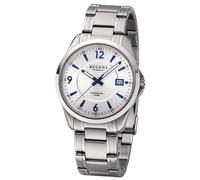 Regent Montre Hommes F-1185 Métal Quartz Montre Bracelet en Métal Argent URF1185