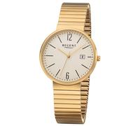 Regent Montre Hommes F-1201 Métal Quartz Bracelet Élastique Argent URF1201