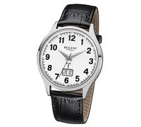 Regent Montre Noir Analogique-Numérique FR-228 Bracelet en Cuir URFR228