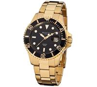 REGENT Montre Pour Homme Quartz Doré/Noir F-370