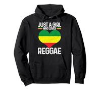Reggae Fille Rasta Rastafari Jamaïcain Sweat à Capuche