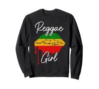 Reggae Girl Lips jamaïcain Sweatshirt