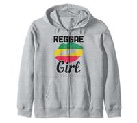 Reggae Girl Reggae Musique Jamaïque Vintage Sweat à Capuche