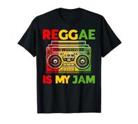 Reggae Is My Jam Jamaican Roots African Rasta Vibes Lover T-Shirt
