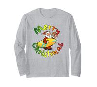 Reggae Merry Christmas Jamaican Santa Fun T-Shirt Manche Longue