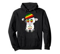 Reggae Mouton Hippie Agneau Rastafari Dreads Rasta Reggae Musique Sweat à Capuche