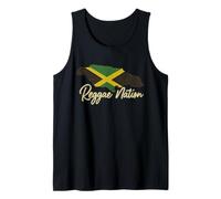 Reggae Nation Jamaica Island Design Drapeau Jamaïque Rasta Débardeur