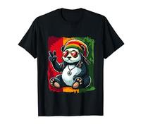 Reggae Panda Jamaïque Pandabear Dreadlocks T-Shirt