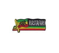 Reggae Rastafari Écusson Patch en fer brodé sur accessoire