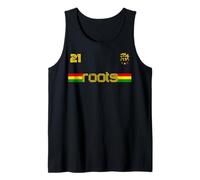 Reggae Rastafari Ethiopie Jamaïque Maillot Foot Rétro Débardeur