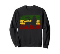 Reggae Rastafari Rasta Lion de Judah Musique Cadeau Sweatshirt