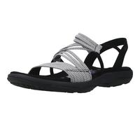 Skechers Femme Reggae Slim Appeal Sandales Bout Ouvert, NVY, 36 EU