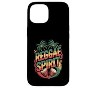 Reggae Spirit Caribbean Rasta Roots Batteries Vibes Coque pour iPhone 15