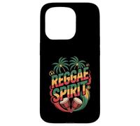 Reggae Spirit Caribbean Rasta Roots Batteries Vibes Coque pour iPhone 15 Pro