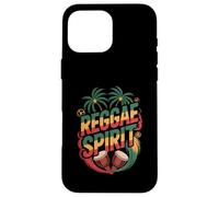 Reggae Spirit Caribbean Rasta Roots Batteries Vibes Coque pour iPhone 16 Pro Max
