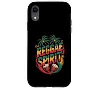 Reggae Spirit Caribbean Rasta Roots Batteries Vibes Coque pour iPhone XR