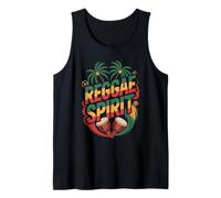 Reggae Spirit Caribbean Rasta Roots Batteries Vibes Débardeur