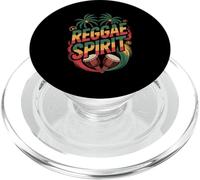 Reggae Spirit Caribbean Rasta Roots Batteries Vibes PopSockets PopGrip pour MagSafe