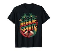 Reggae Spirit Caribbean Rasta Roots Batteries Vibes T-Shirt