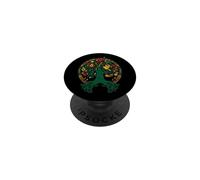 Reggae Tree Life Rasta Roots Singing Birds Music PopSockets PopGrip Adhésif